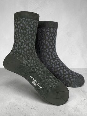Givenchy Mens Dress Sock Knit Pattern Authentic